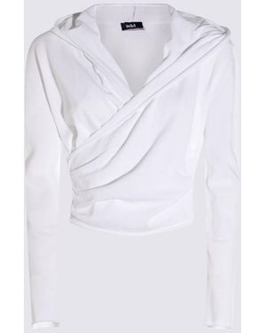 Add White Cotton Knitwear
