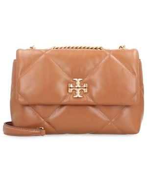 Tory Burch Kira Leather Shoulder Bag - Brown