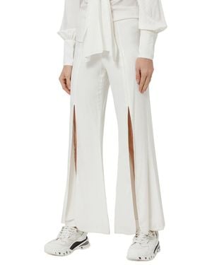 Alexis Sloane Pants With Slits - White