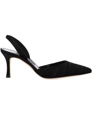Manolo Blahnik With Heel - Black