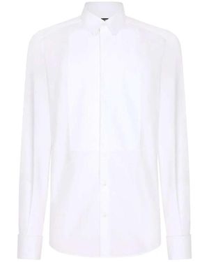 Dolce & Gabbana Tuxedo Shirt - White