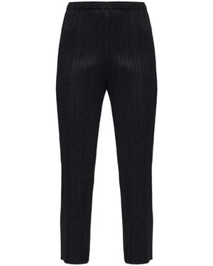 Pleats Please Issey Miyake "Basics" Trousers - Blue