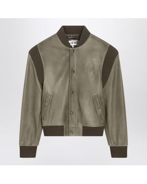 Loewe Khaki Bomber Jacket - Green