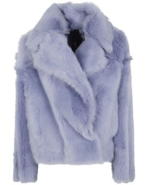 Blancha "Toscana Shearling" Jacket - Blue