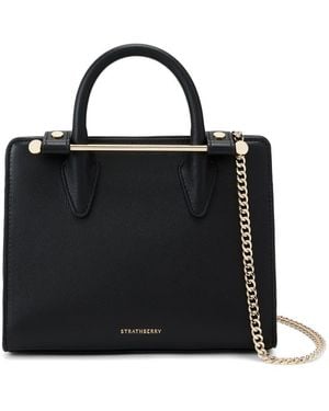 Strathberry Mini Tote Leather - Black
