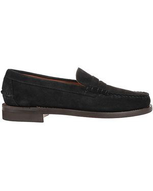 Sebago Suede Classic Loafers - Black