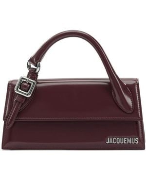 Jacquemus "Le Chiquito Long" Handbag With Buckle - Purple