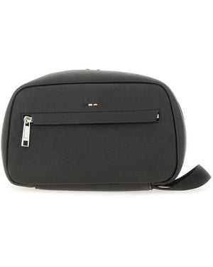 BOSS Beauty Case With Logo - Black