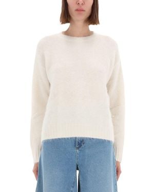 AMISH Wool Blend Jumper - White