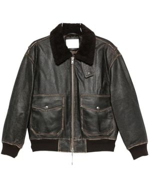 DUNST Wool Single-breasted Blazer Jacket - Black