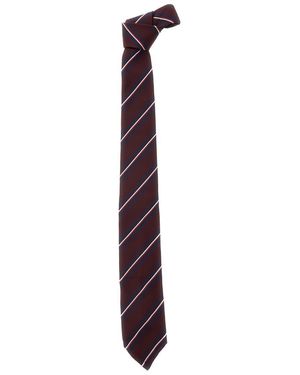 DSquared² Bordeaux Tie With All-Over Striped Motif - Purple