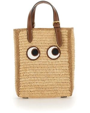 Anya Hindmarch "Eyes" Tote Bag - Natural