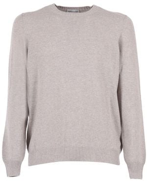Sette Fili Cashmere Girocoll - Grey