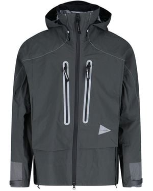 and wander Pertex Shield" Zip Waterproof Jacket - Black