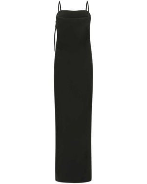 Saint Laurent Long Dresses - Black