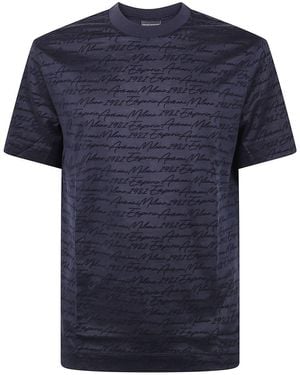 Emporio Armani Classic Short Sleeves T-Shirt - Blue