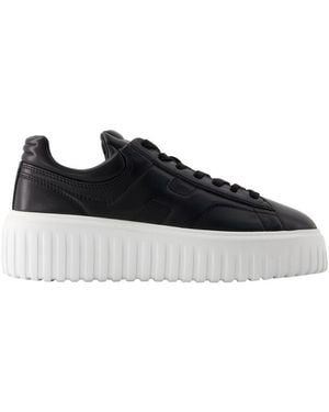 Hogan H-Stripes Allacciato Trainers - Black