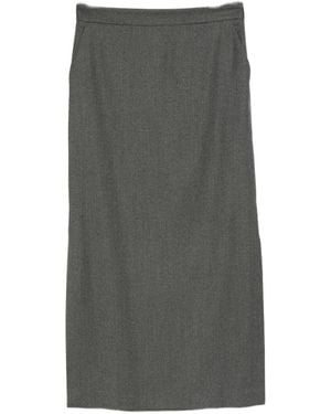 Antonelli 'Timballo' Midi Skirt - Gray