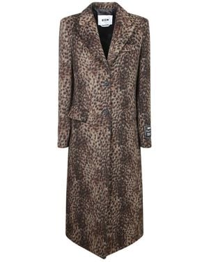 MSGM Coats - Brown