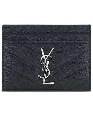 Saint Laurent Pcc(172y)mono Grain De Pou - Blue