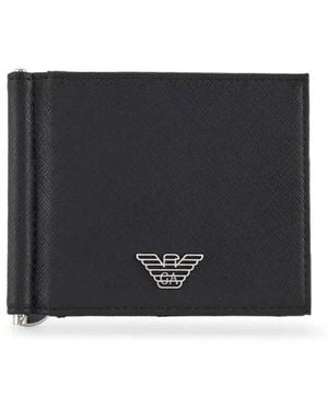 Emporio Armani Classic Wallet Accessories - Black