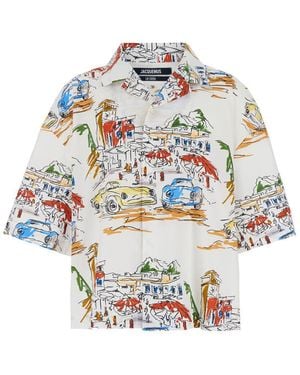 Jacquemus Short-Sleeved Shirt 'The Chem - White