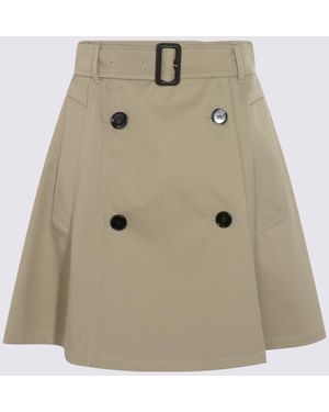 Burberry Trench Mini Skirt - Natural