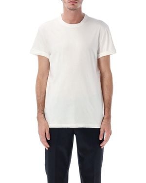 Golden Goose Tshirt Distressed - White
