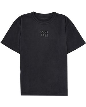 T By Alexander Wang T-Shirt With Logo - Black
