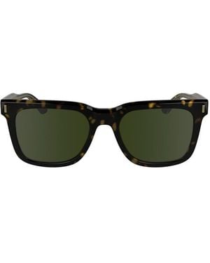 Calvin Klein Squarish Acetate Sunglasses - Green