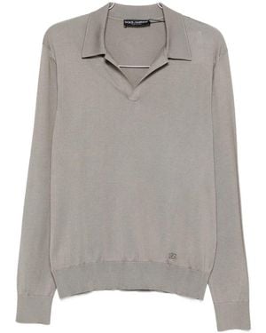 Dolce & Gabbana Polo Shirts - Grey