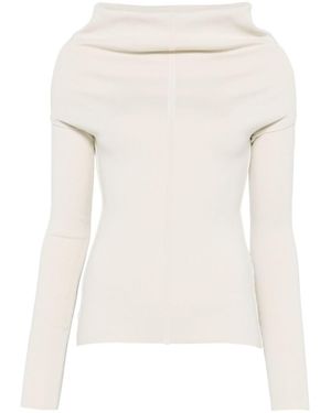 Rick Owens Draped Top - Natural