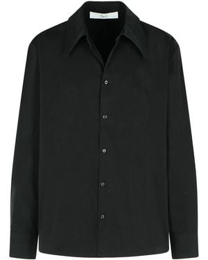 Séfr 'Trino' Cotton Shirt - Black