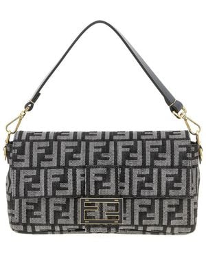 Fendi 'Baguette' Medium Handbag - Metallic