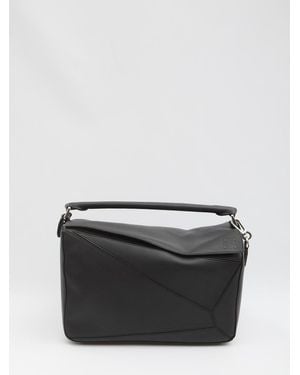 Loewe Puzzle Edge Large Bag - Black