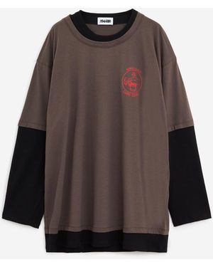 Magliano Long Sleeve T-shirts - Brown