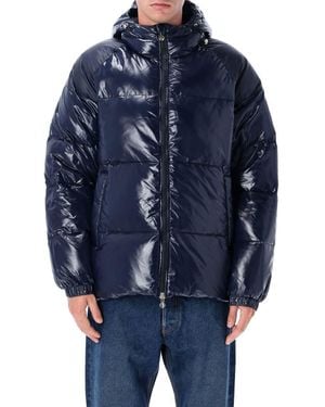 Pyrenex Sten Hooded Down Jacket - Blue