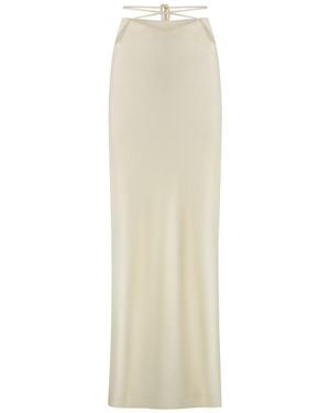 Anna October Midi Skirt - White