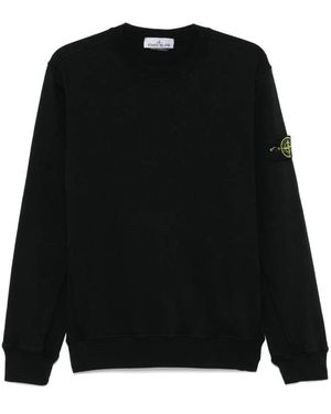 【Stone 】 Malfile Fleece OLD Effect Sweatshirt Stone Island malfilé-fleece 'old' Effect Sweatshirt | Grey