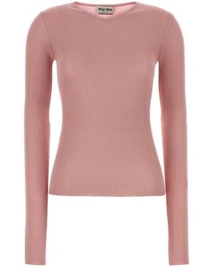Miu Miu T-Shirt - Pink