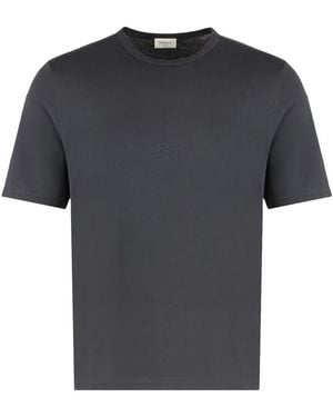 Saint Laurent Round Neck T-Shirt - Black
