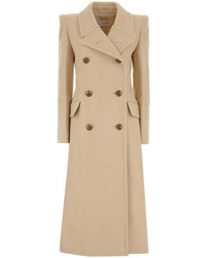 Zimmermann Sand Wool Blend Hypnotic Coat - Natural