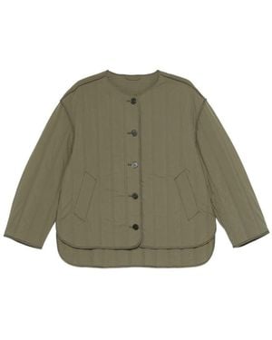 Closed Quilted Jacket - Green