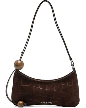 Jacquemus Le Bisou Perle Shoulder Bag - Brown