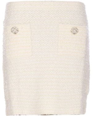 Self-Portrait Skirts - White