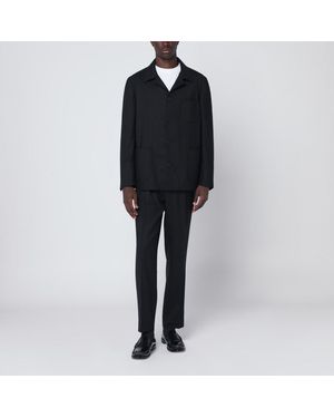 Santaniello Single-Breasted Suit - Black