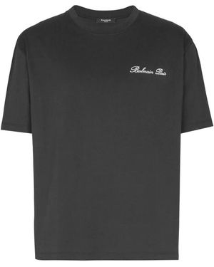 Balmain Signature T-Shirt - Black