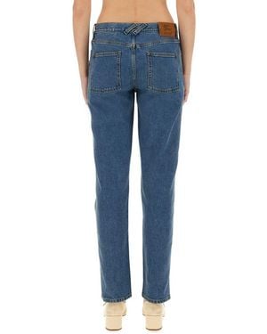 Burberry Straight Fit Jeans - Blue