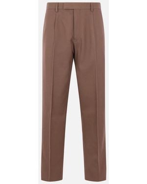 ZEGNA Trousers - Brown