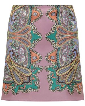 Etro Mini Skirt - Gray